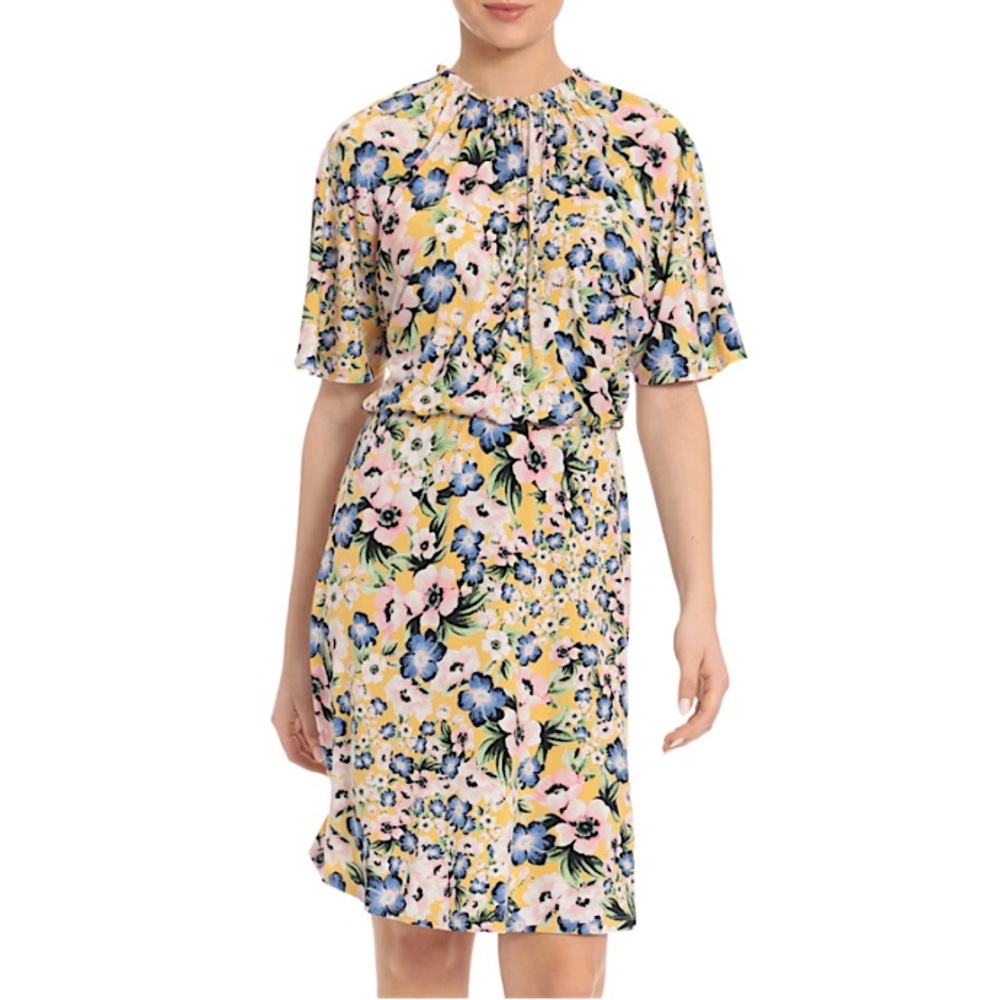 NWT Women’s Maggy London Blouson Floral MidiDress fits like an XS